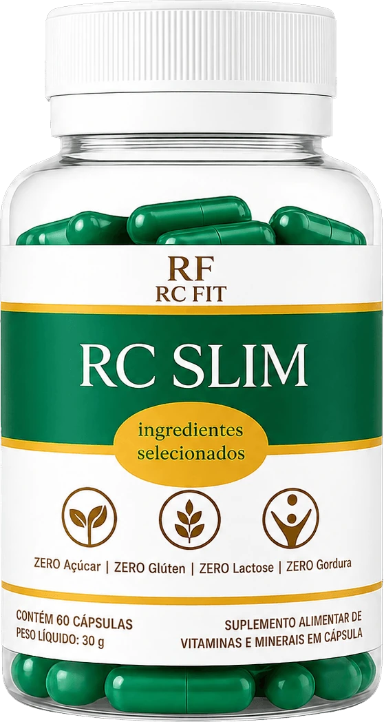 Pote de RC Slim com 60 cápsulas